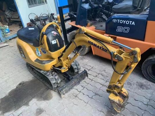 PC01 สีเดิม ใช้ Komatsu Mini Excavator สําหรับการทํางานภายในบ้าน