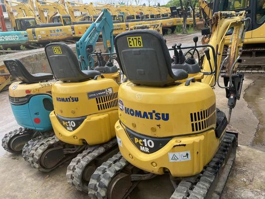 Japan Komatsu PC10MR-2 เครื่องขุดมือสองสําหรับทํางานภายในบ้าน