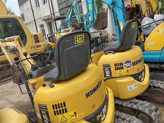 Japan Komatsu PC10MR-2 เครื่องขุดมือสองสําหรับทํางานภายในบ้าน