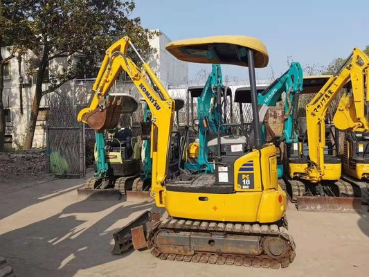 PC18MR-3 ของญี่ปุ่นมือสอง Komatsu Excavator สําหรับเหมืองแร่และอาคาร
