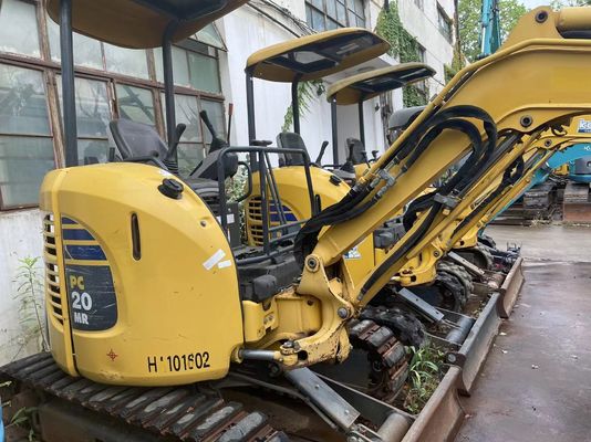 โคมาตซู PC20MR-2 คราว์เลอร์ มอนท์ excavator แท้ญี่ปุ่นทํางานในสวน