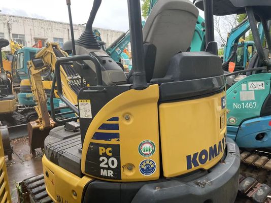 โคมาตซู PC20MR-2 คราว์เลอร์ มอนท์ excavator แท้ญี่ปุ่นทํางานในสวน
