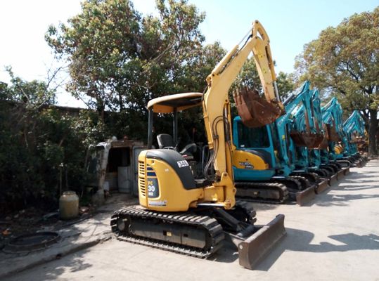 Komatsu PC30MR-2 เครื่องขุดไฮดรอลิกมือสอง PC35MR-2 PC40MR-2 ของญี่ปุ่น