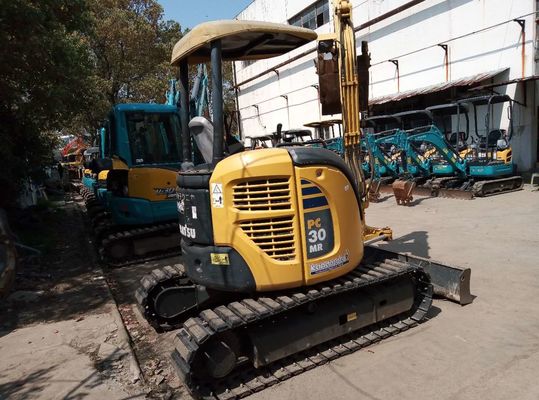 Komatsu PC30MR-2 เครื่องขุดไฮดรอลิกมือสอง PC35MR-2 PC40MR-2 ของญี่ปุ่น