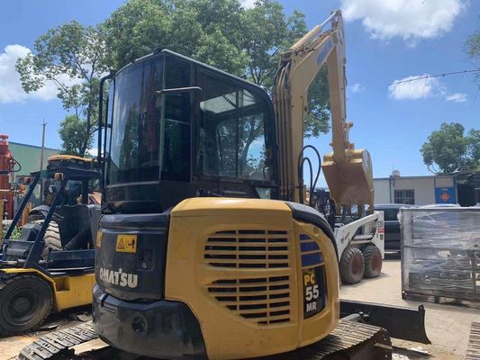 ใช้ PC50MR-2 Komatsu Mini Digger Cab ปิดสําหรับสถานที่ก่อสร้าง