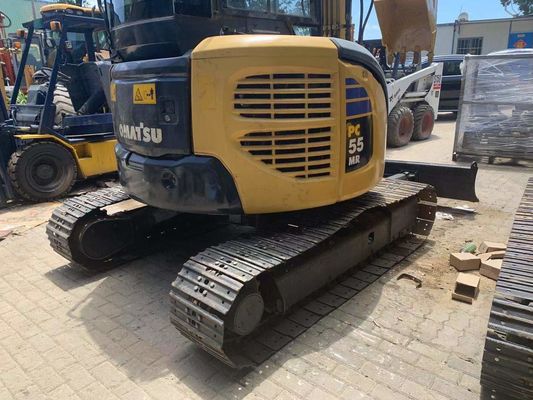 ใช้ PC50MR-2 Komatsu Mini Digger Cab ปิดสําหรับสถานที่ก่อสร้าง