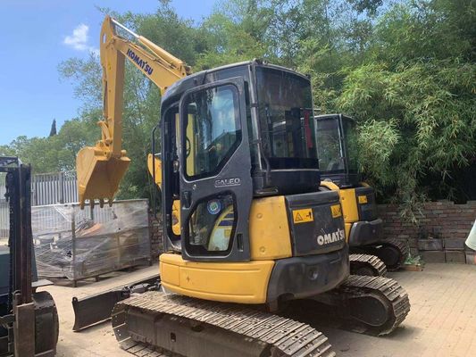 ใช้ PC50MR-2 Komatsu Mini Digger Cab ปิดสําหรับสถานที่ก่อสร้าง