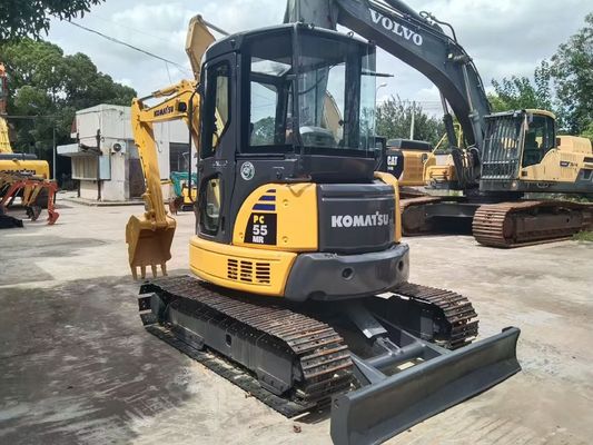 ใช้ Komatsu PC55MR 2 มินิ แท้ญี่ปุ่น ประหยัดพลังงาน ผลงานสูง