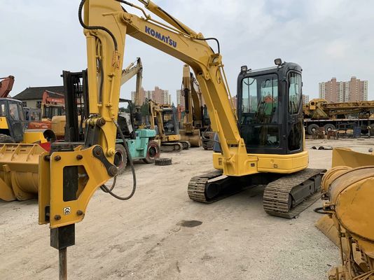 Komatsu PC55MR-2 เครื่องขุดมือสองญี่ปุ่น ขนาดเล็ก