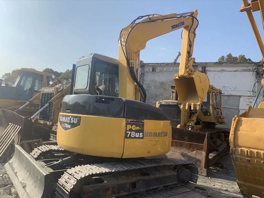PC78US-6NO เครื่องขุดมือสอง สีเดิม เครื่องขุดมือสอง Komatsu