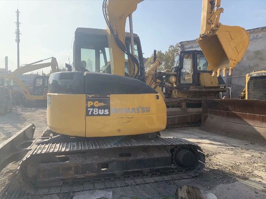 PC78US-6NO เครื่องขุดมือสอง สีเดิม เครื่องขุดมือสอง Komatsu