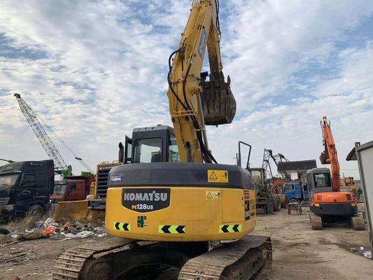 PC128US-2E เครื่องขุด Komatsu ที่ใช้แล้ว เครื่องขุด 13 ตัน เครื่องขุดแม่นยําสูง
