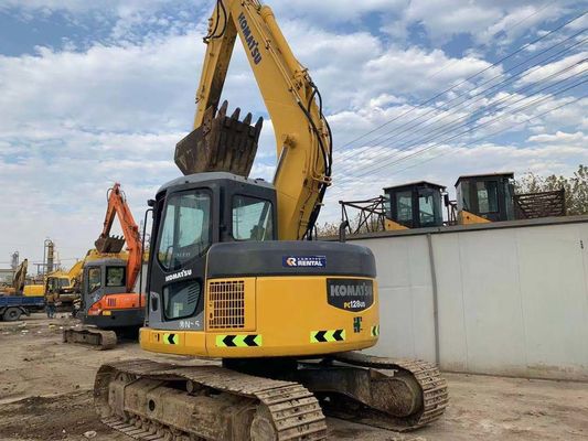 PC128US-2E เครื่องขุด Komatsu ที่ใช้แล้ว เครื่องขุด 13 ตัน เครื่องขุดแม่นยําสูง