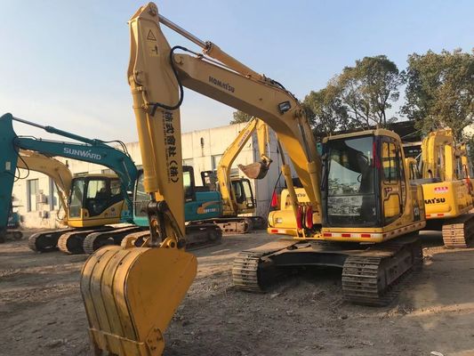 ประหยัดพลังงาน ใช้ Komatsu PC130 6 Crawler ความมั่นคงสูง สีเดิม