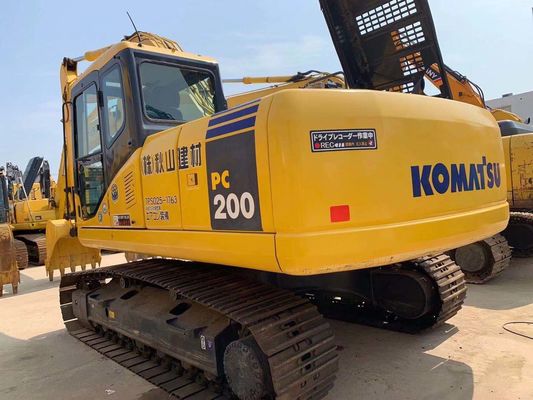 การใช้งานง่าย เครื่องขุด Komatsu PC200-7 แท้ญี่ปุ่น เครื่องขุด 20 ตัน