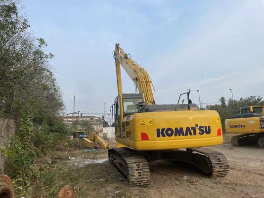 Originla Japan Used Komatsu Excavator PC220-7 Crawler กับแขนยาว 18 เมตร