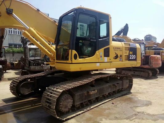 เครื่องขุด PC220-8 แบบยืดหยุ่น เครื่องขุด Komatsu มือสอง สําหรับเอเชียตะวันออกเฉียงใต้