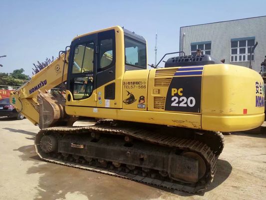 เครื่องขุด PC220-8 แบบยืดหยุ่น เครื่องขุด Komatsu มือสอง สําหรับเอเชียตะวันออกเฉียงใต้