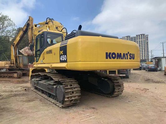 การดําเนินงานความปลอดภัย ใช้ Komatsu Mini Excavator PC450-7 แท้ญี่ปุ่น