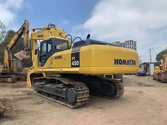 การดําเนินงานความปลอดภัย ใช้ Komatsu Mini Excavator PC450-7 แท้ญี่ปุ่น