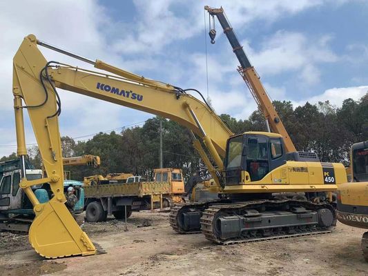 การดําเนินงานความปลอดภัย ใช้ Komatsu Mini Excavator PC450-7 แท้ญี่ปุ่น