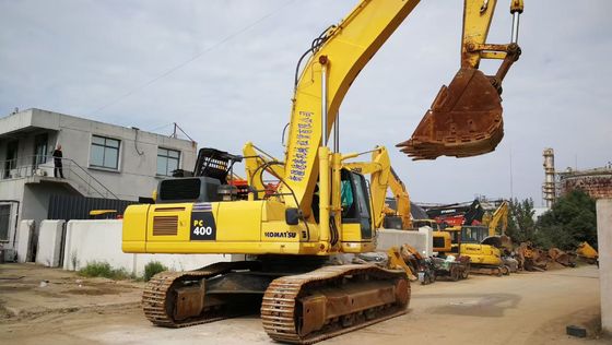 สีเดิม ใช้ Komatsu Excavator PC400-8 Crawler เครื่องขุด 40 ตัน
