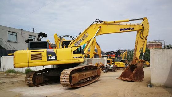 สีเดิม ใช้ Komatsu Excavator PC400-8 Crawler เครื่องขุด 40 ตัน