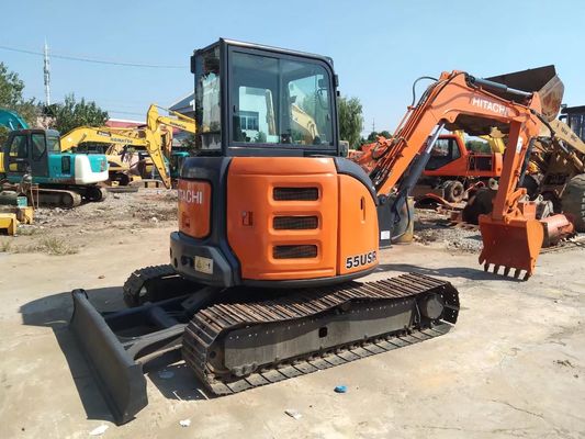ฮิตาชิ ZX55USR-5A มินิครอลเลอร์ขุดมือสอง สภาพดี มินิขุดมือสอง