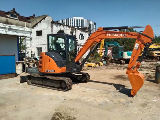 ฮิตาชิ ZX55USR-5A มินิครอลเลอร์ขุดมือสอง สภาพดี มินิขุดมือสอง