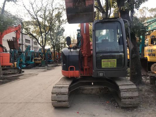 ญี่ปุ่น ใช้ Excavator ZX75US-3 พลังงานประหยัด Hitachi Crawler Excavator