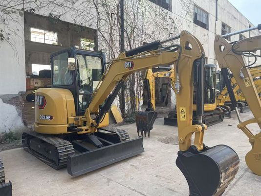 ประสิทธิภาพพลังงาน ใช้ CAT Excavator Crawler Caterpillar 303.5 E CR กันสนิม