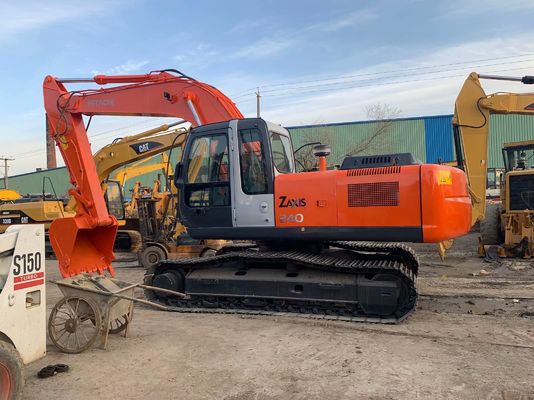 ใช้ Hitachi ZX240HG Crawler ติดเครื่องขุดไฮดรอลิก สีใหม่