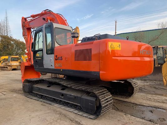 ใช้ Hitachi ZX240HG Crawler ติดเครื่องขุดไฮดรอลิก สีใหม่