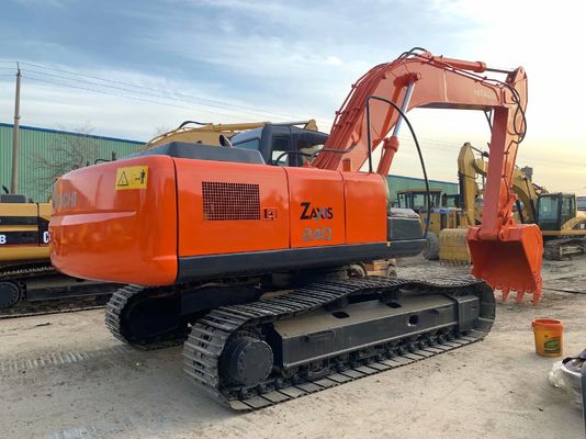 ใช้ Hitachi ZX240HG Crawler ติดเครื่องขุดไฮดรอลิก สีใหม่