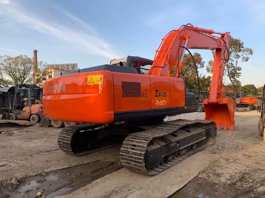 ใช้ Hitachi ZX240HG Crawler ติดเครื่องขุดไฮดรอลิก สีใหม่