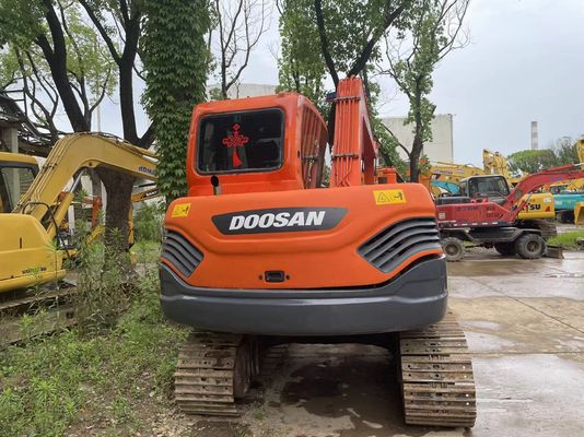 Doosan DX75-9C มือสอง มินิ Excavator 2017 ปี ความเห็นและความปลอดภัย