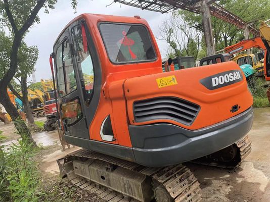 Doosan DX75-9C มือสอง มินิ Excavator 2017 ปี ความเห็นและความปลอดภัย