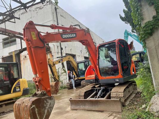 Doosan DX75-9C มือสอง มินิ Excavator 2017 ปี ความเห็นและความปลอดภัย