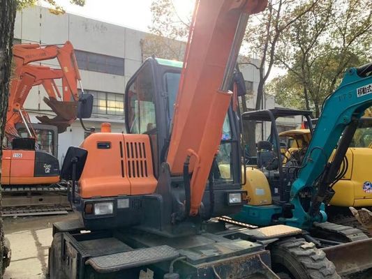 เครื่องขุดล้อมือสอง Doosan DX60W ในสภาพดีเยี่ยม/ เครื่องขุดล้อมือสอง Doosan Mini สําหรับขาย