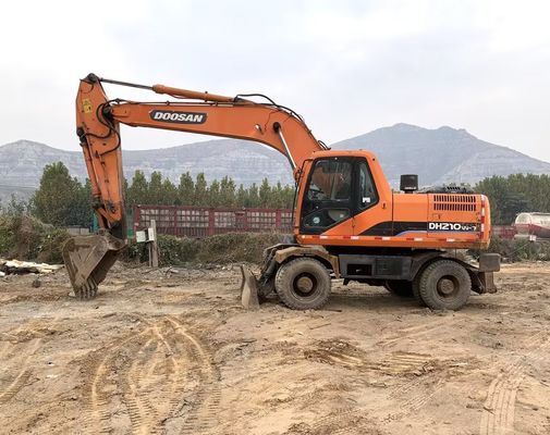 สีเดิม ขายเครื่องขุดล้อ Doosan DH210W-7 สภาพดี/ ขายเครื่องขุดล้อ Doosan