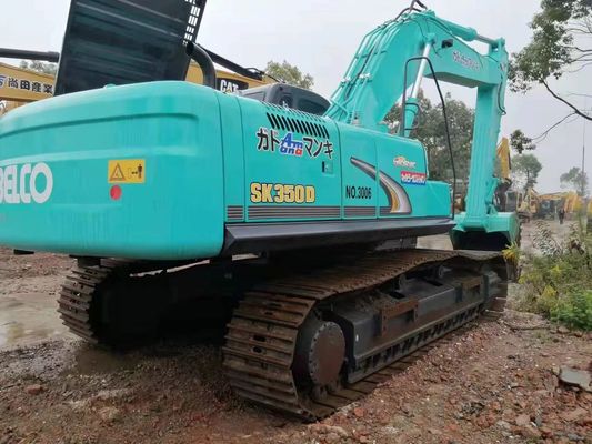 เครื่องขุดคราเบลโก้ SK350-8 เครื่องขุด 35 ตัน มีสีเดิม