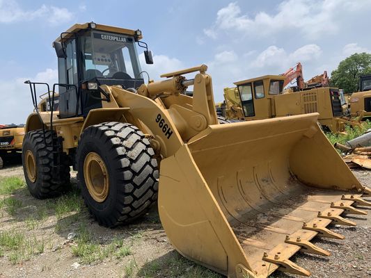 เสียงเสียงต่ํา 966H ใช้ CAT Wheel Loader ประสิทธิภาพสูง