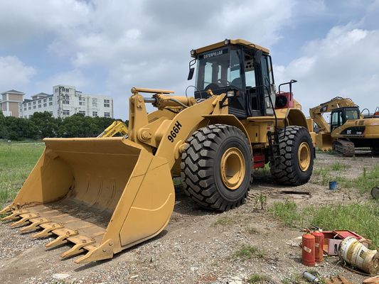 เสียงเสียงต่ํา 966H ใช้ CAT Wheel Loader ประสิทธิภาพสูง