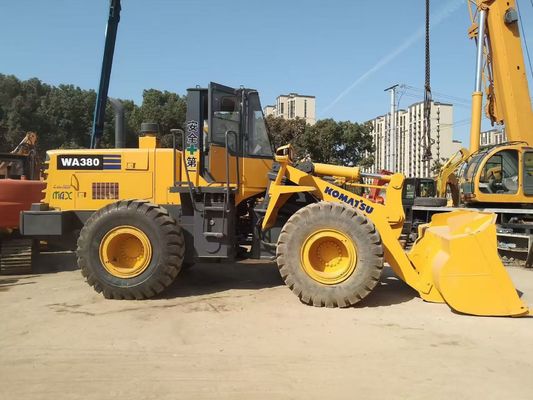 ญี่ปุ่น WA380-3 เครื่องบรรทุกล้อ Komatsu มือสอง ใช้ได้นาน สบายรักษา