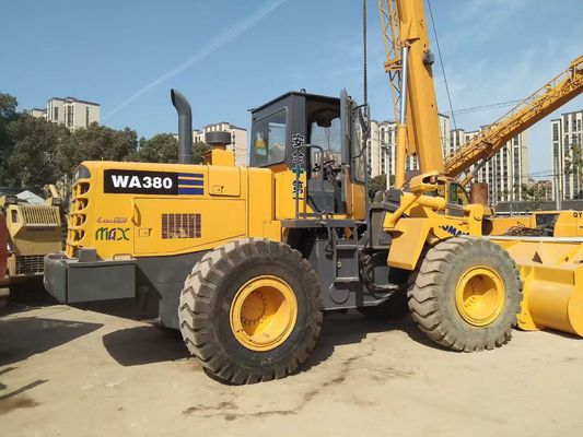 ญี่ปุ่น WA380-3 เครื่องบรรทุกล้อ Komatsu มือสอง ใช้ได้นาน สบายรักษา