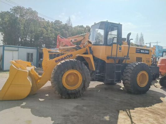 ญี่ปุ่น WA380-3 เครื่องบรรทุกล้อ Komatsu มือสอง ใช้ได้นาน สบายรักษา