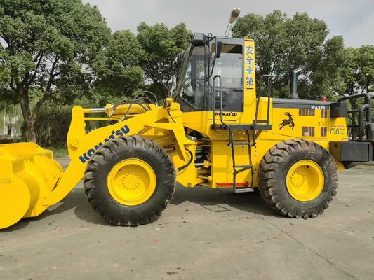 เครื่องบรรทุกล้อยี่ปุ่นเดิม Komatsu WA320-3 เครื่องบรรทุกด้านหน้ายี่ปุ่น