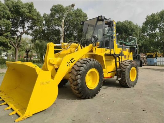 เครื่องบรรทุกล้อยี่ปุ่นเดิม Komatsu WA320-3 เครื่องบรรทุกด้านหน้ายี่ปุ่น