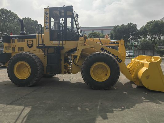 เครื่องบรรทุกล้อยี่ปุ่นเดิม Komatsu WA320-3 เครื่องบรรทุกด้านหน้ายี่ปุ่น
