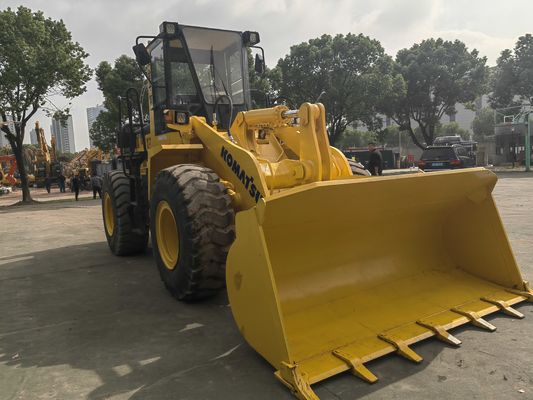 เครื่องบรรทุกล้อยี่ปุ่นเดิม Komatsu WA320-3 เครื่องบรรทุกด้านหน้ายี่ปุ่น